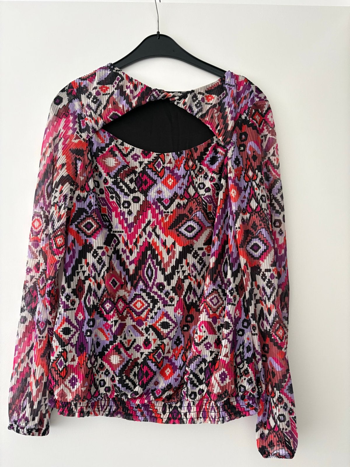 Nieuwe Ms mode blouse maat L met kleurrijke print, Ophalen of Verzenden, Nieuw, Maat 42/44 (L), Meerkleurig