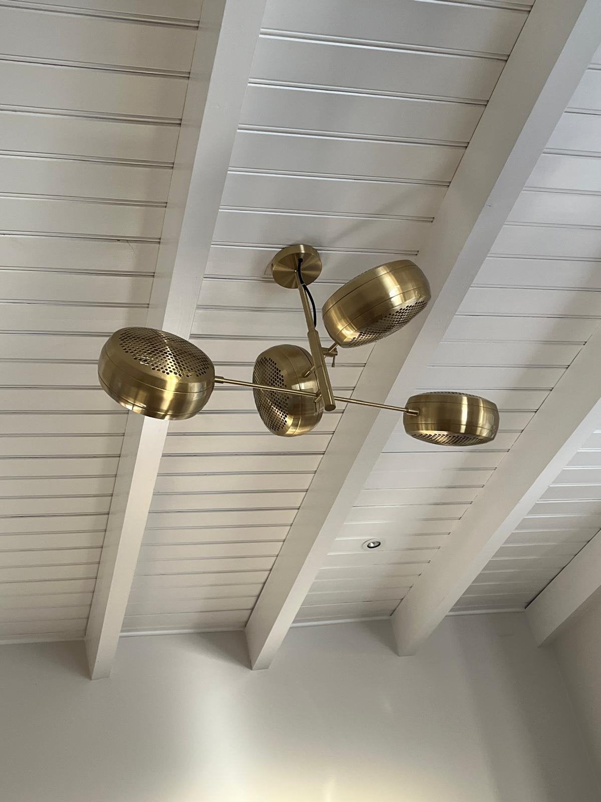 Prachtige lamp gringo multi goud messing, Huis en Inrichting, Lampen | Spots, Ophalen, Zo goed als nieuw