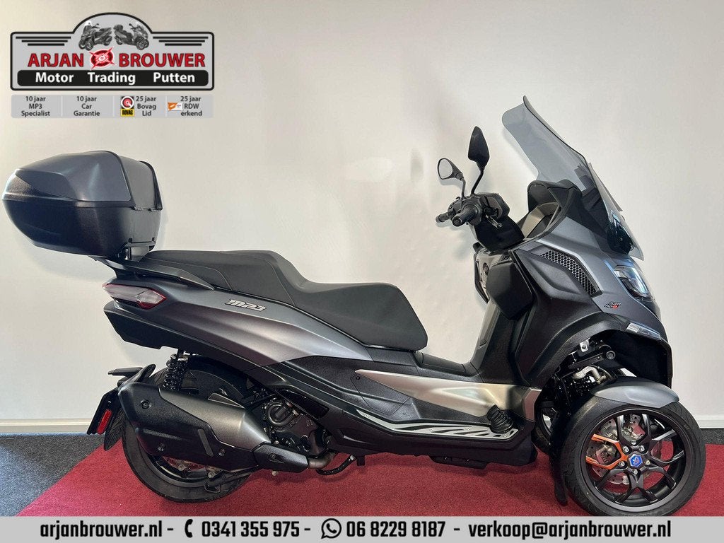Piaggio MP3 530 HPE Exclusive ABS, Motoren, Motoren | Piaggio, Bedrijf, Scooter, 12 t/m 35 kW, ABS, Cruise Control, LED Verlichting