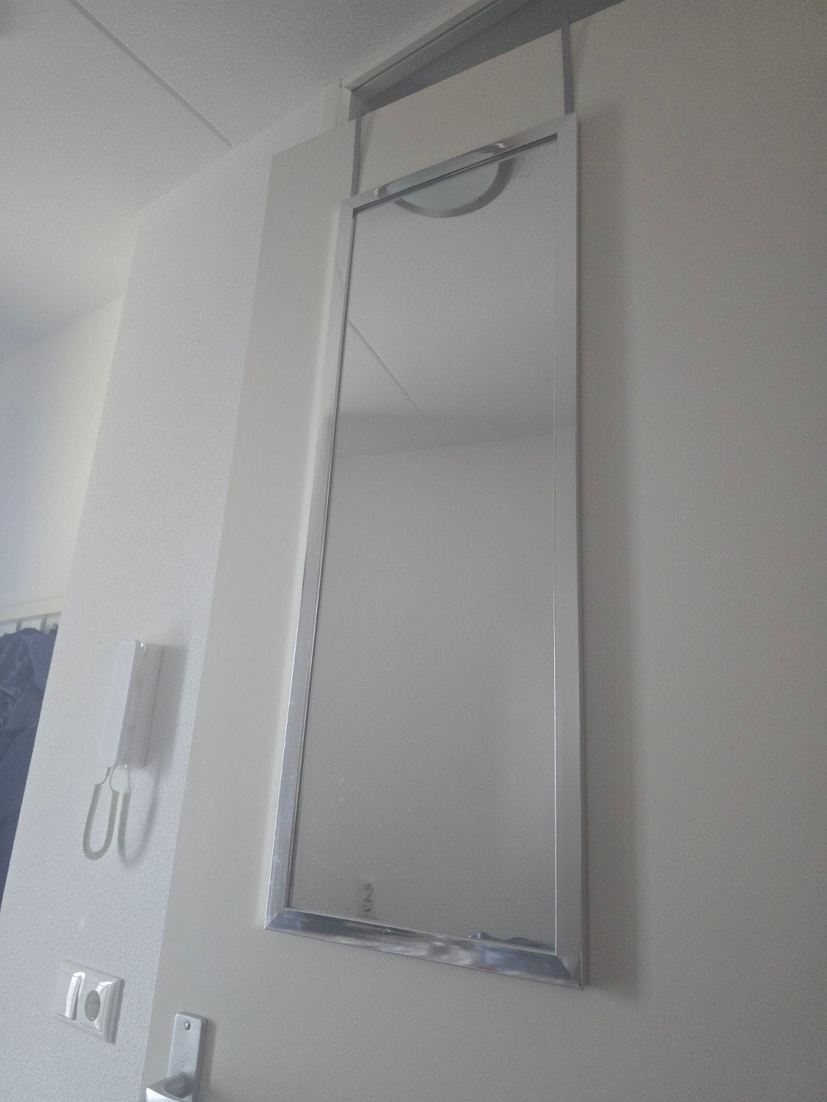 spiegel / door-hanging mirror, Ophalen, Minder dan 50 cm, Zo goed als nieuw, Minder dan 100 cm