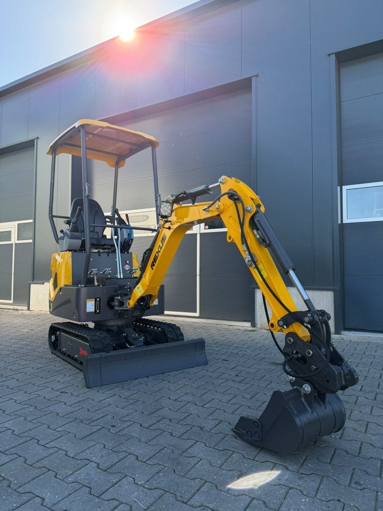 minigraver rexus 1200KG met kubota dieselmotor