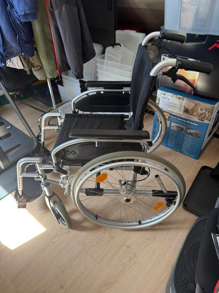 Rolstoel lichtgewicht B+B Pyro Start Plus, Diversen, Ophalen, Inklapbaar, Gebruikt, Duwrolstoel