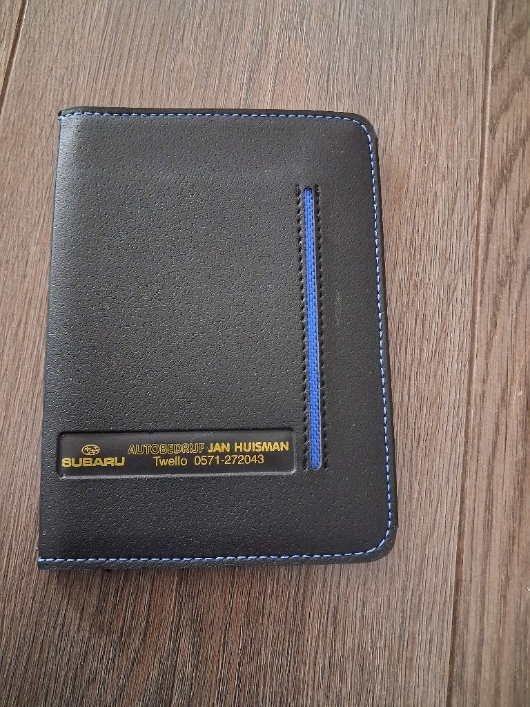 Lederen SUBARU mapje voor papieren in te bewaren ., Ophalen of Verzenden, Gebruikt, Subaru