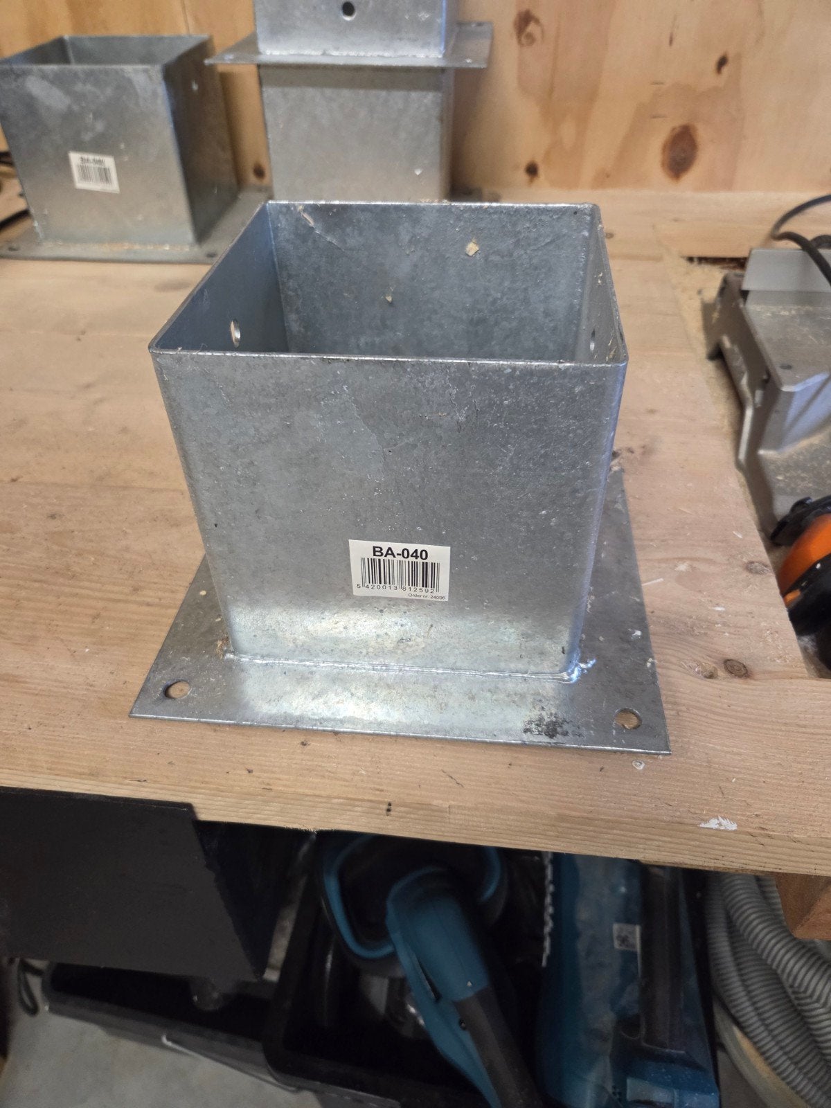 Paal houders 15x15 cm, Ophalen, Nieuw, Minder dan 40 cm, Minder dan 35 cm
