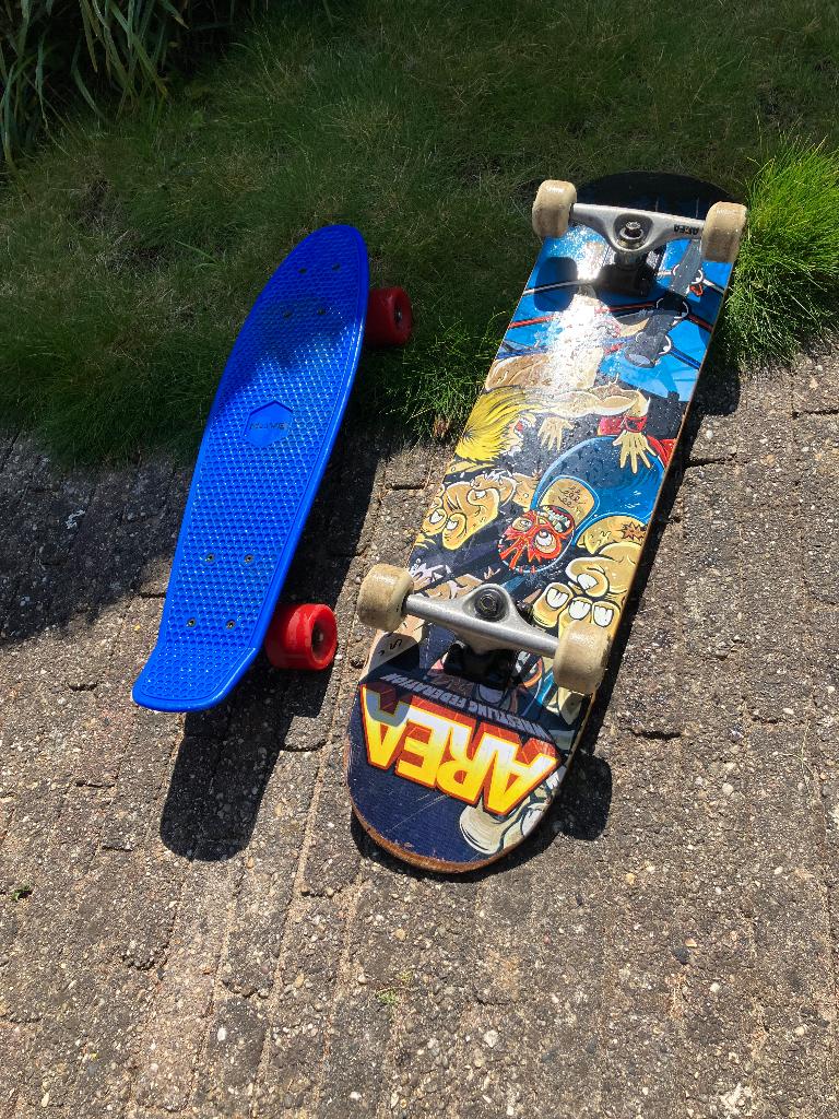 Twee Skateboard tekoop, Ophalen of Verzenden, Gebruikt, Skateboard