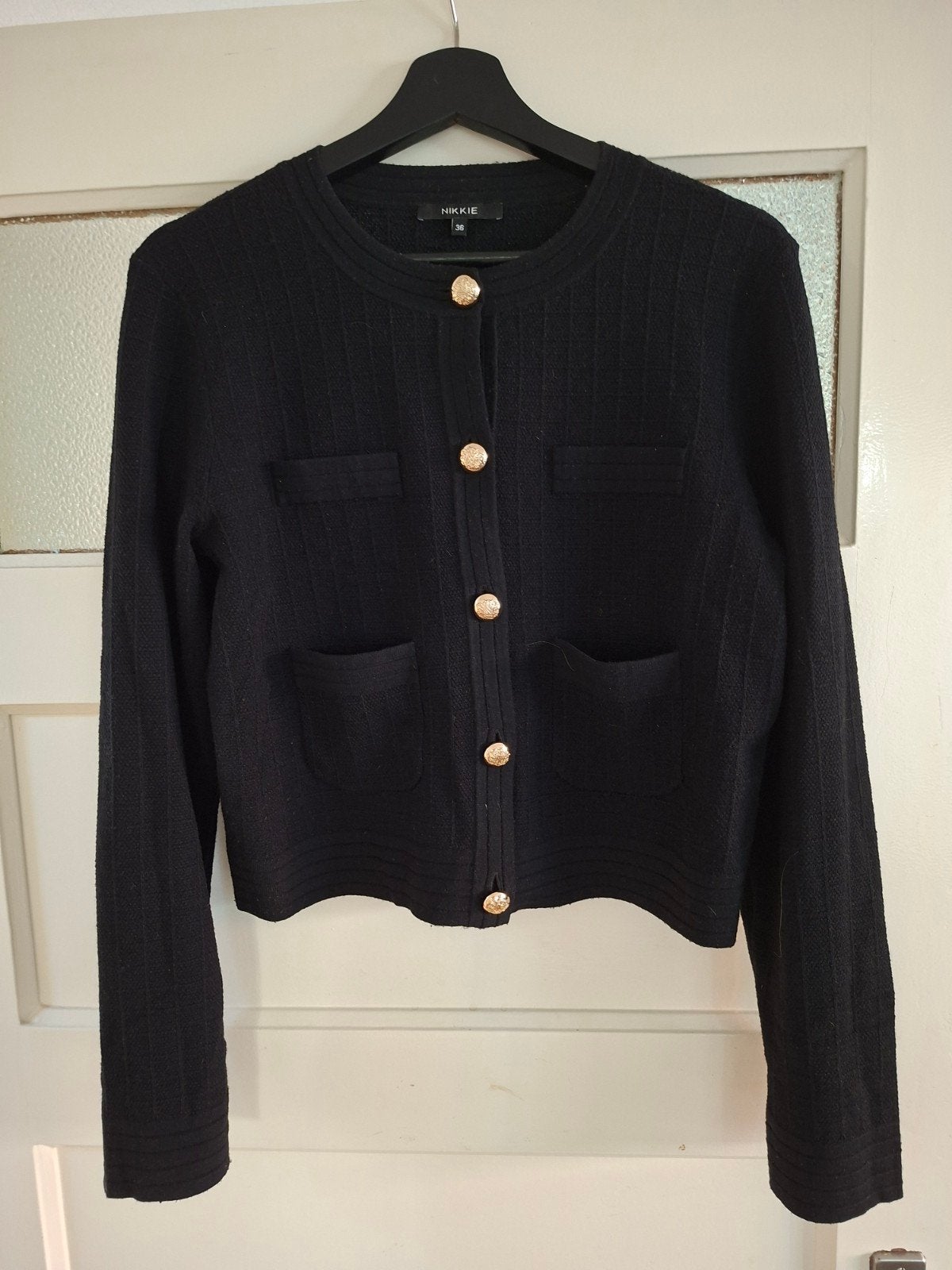 Nikkie vest en broek set - Maat 36, Zwart, Ophalen of Verzenden, Zo goed als nieuw, Nikkie