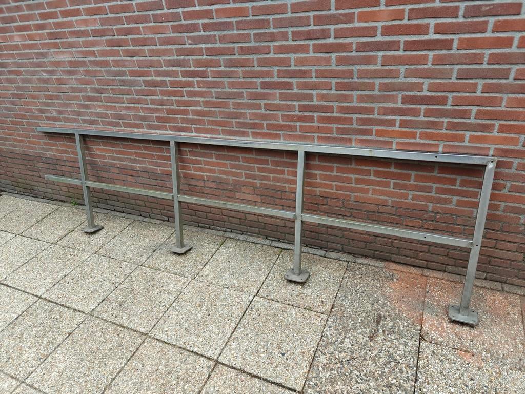 Rvs hek 3,5 meter, Ophalen of Verzenden, Rvs
