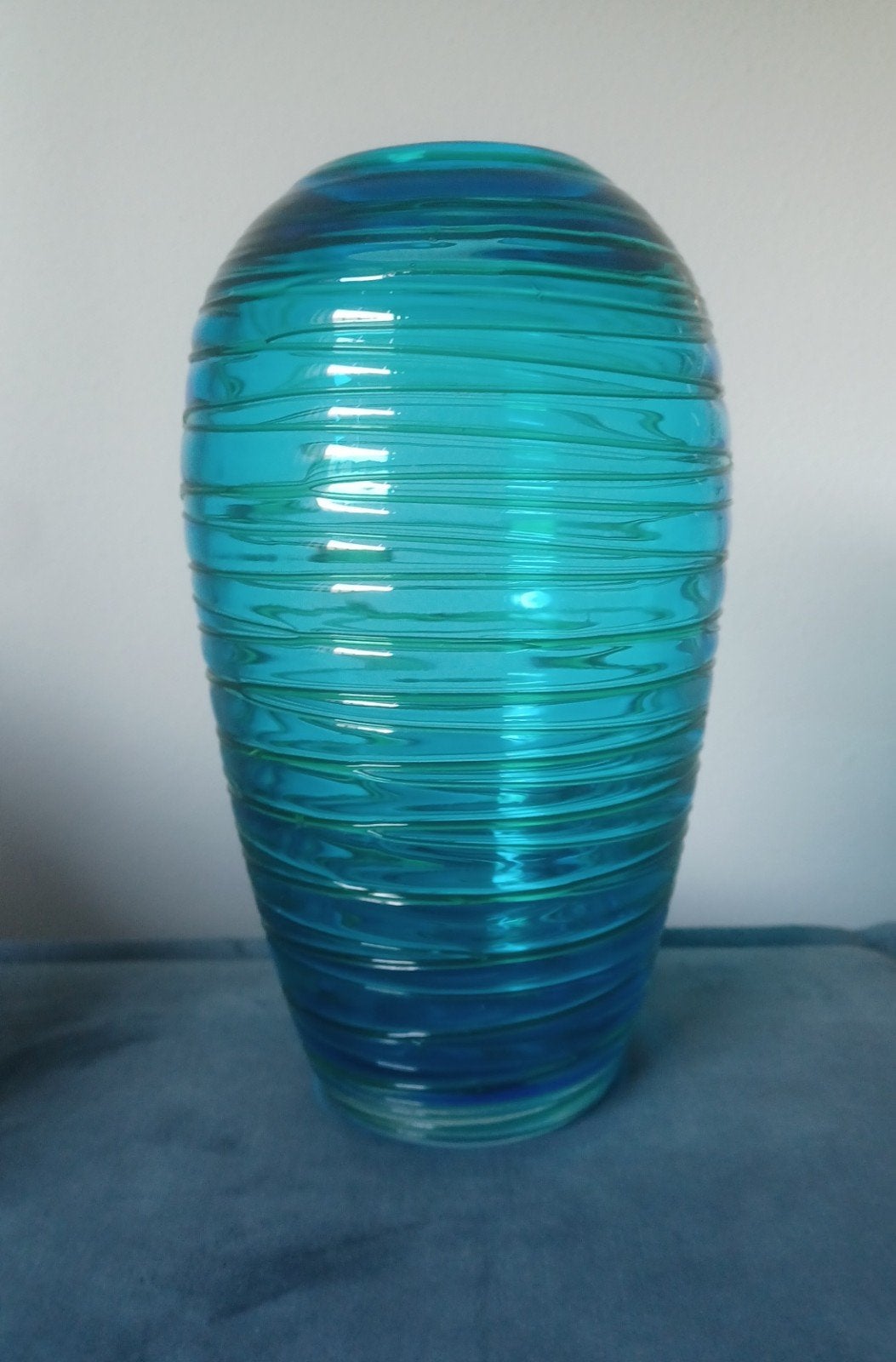 Fulvio Bianconi Murano for Venini prachtige glas vaas, Overige kleuren, Ophalen of Verzenden, Minder dan 50 cm, Glas