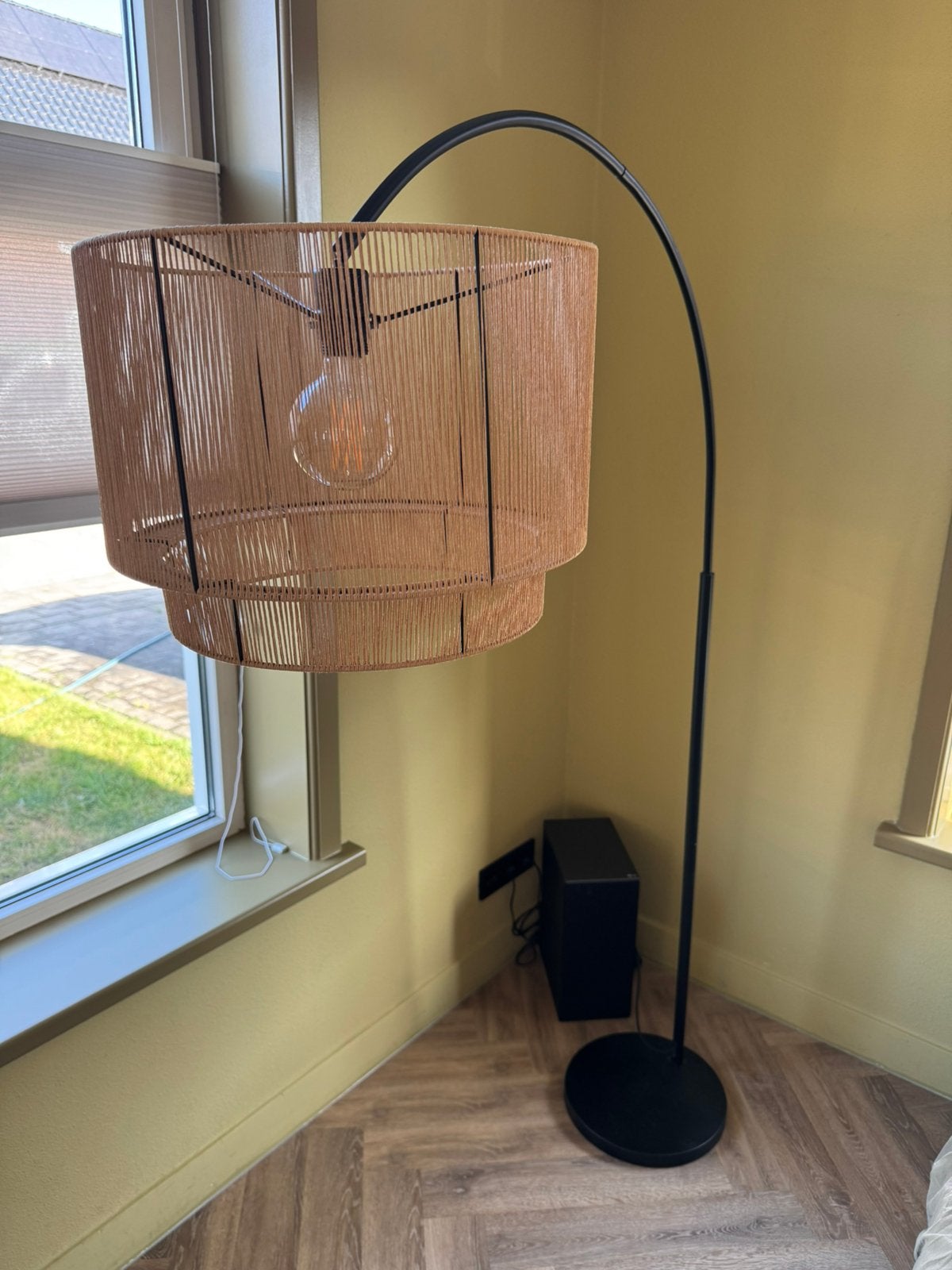 Vloerlamp Cilen Zwart Bruin Kwantum, Ophalen, Gebruikt, Industrieel landelijk scandinavisch, E27 (groot)