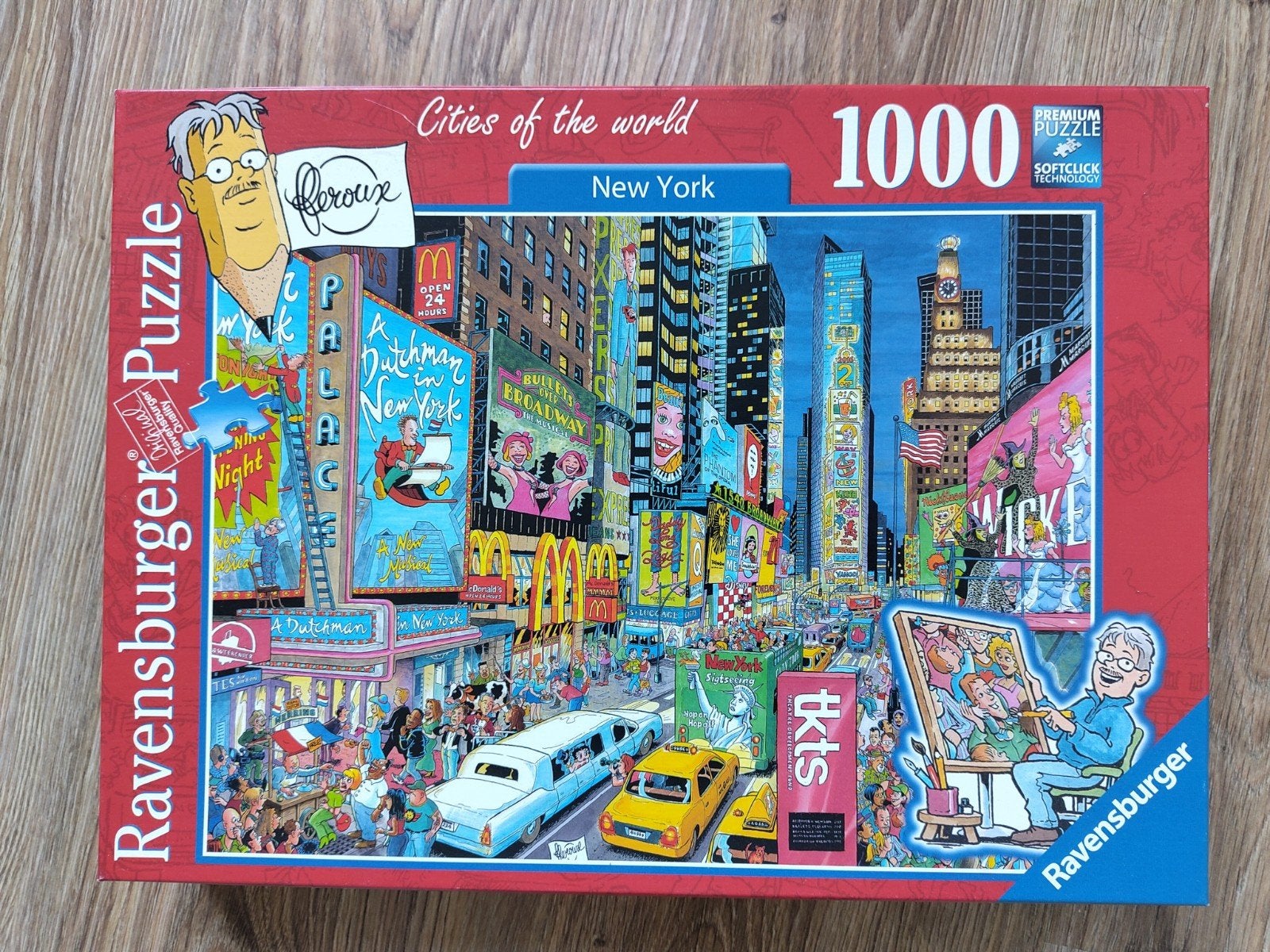 Ravensburger Legpuzzel New York Cities of the World 1000 st, Hobby en Vrije tijd, Ophalen of Verzenden, 500 t/m 1500 stukjes, Zo goed als nieuw