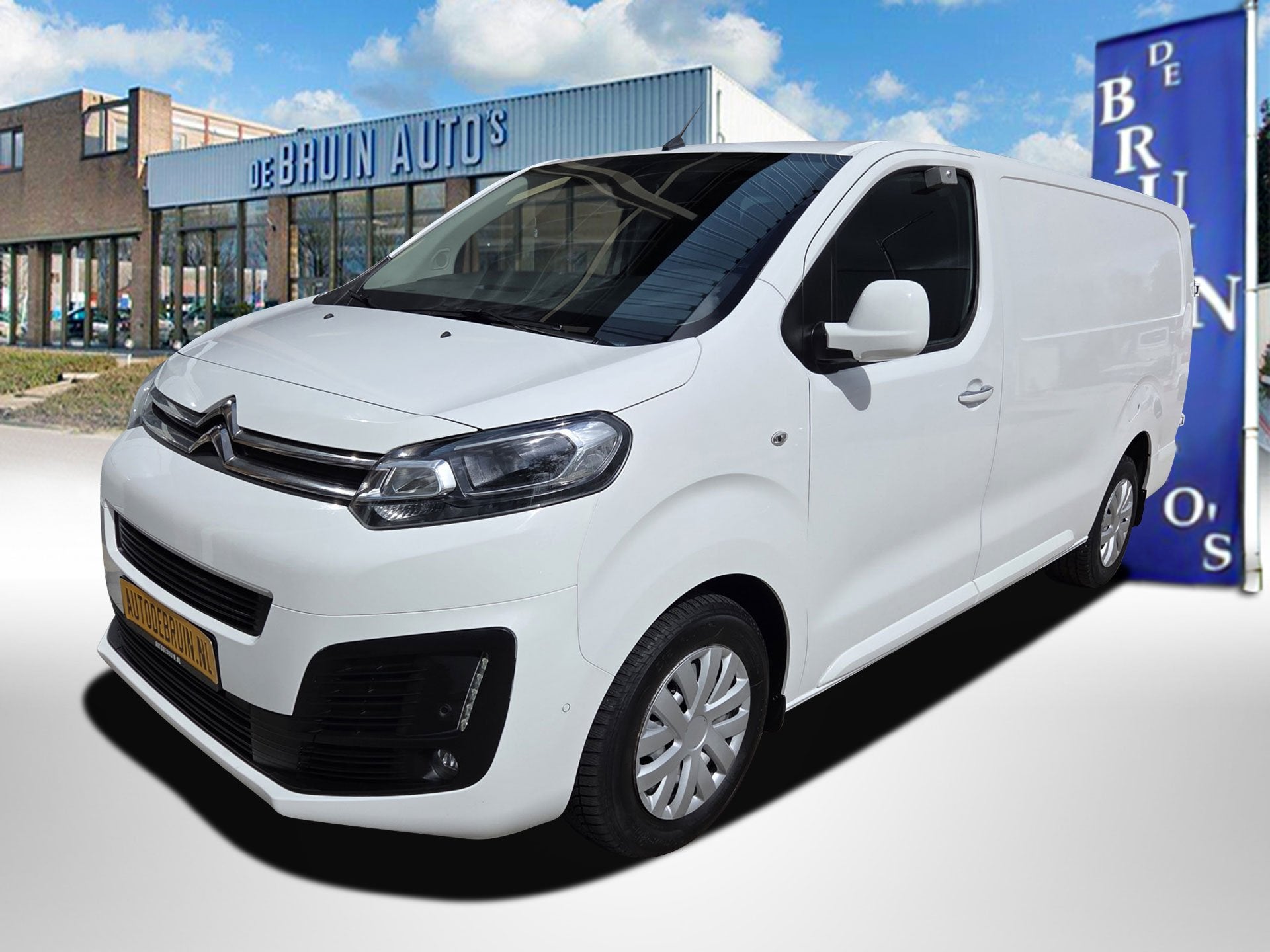 Citroën Jumpy 2.0 BlueHDI Automaat 180 PK XL L3 (bj 2021), Auto's, Stof, Gebruikt, 4 cilinders, Wit