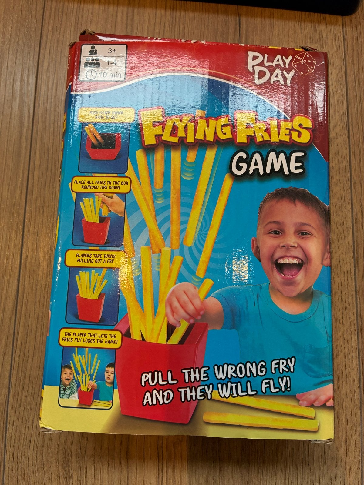 Play Day Flying Fries Game - Frietjes Spel, Ophalen of Verzenden, Gebruikt, Jongen of Meisje