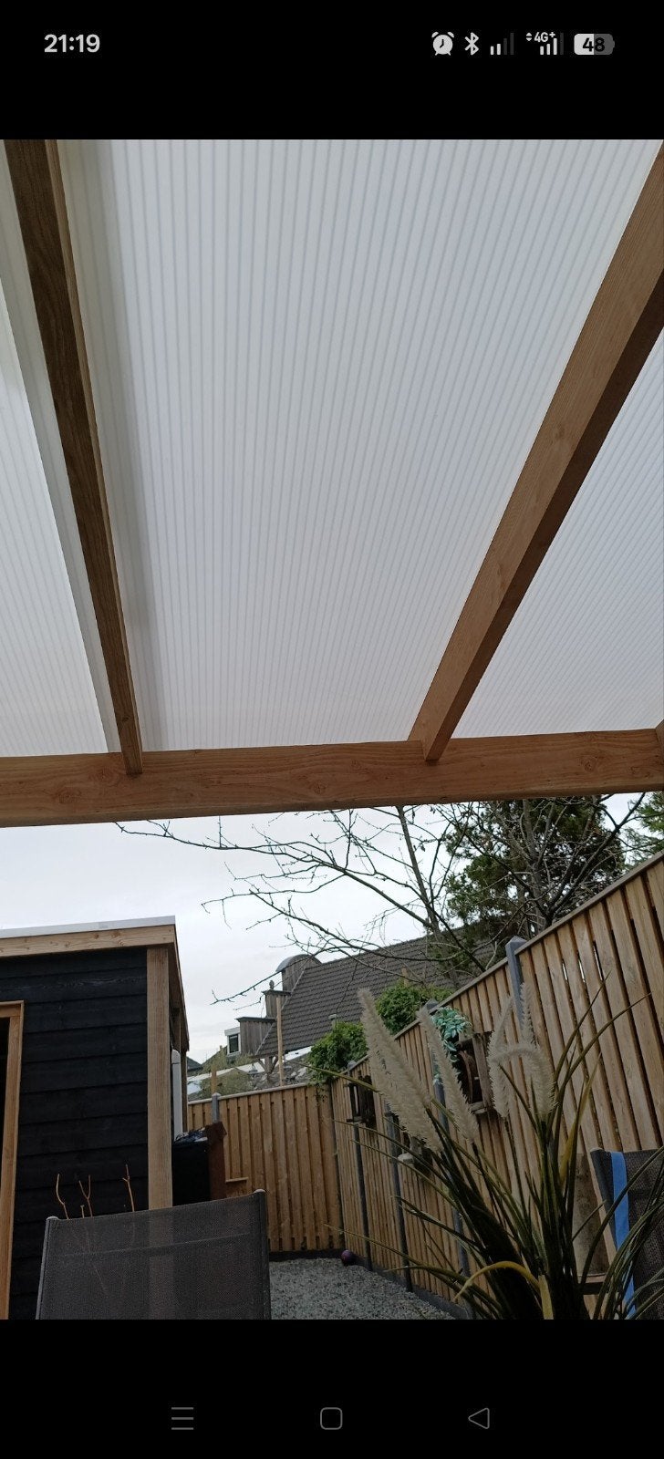Veranda dakplaten - Licht beschadigd, Ophalen, Gebruikt, Veranda