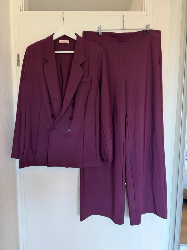 Studio Anneloes Travelstof Pak XXL - Lexie & Violet, Kostuum of Pak, Paars, Maat 46/48 (XL) of groter, Ophalen of Verzenden