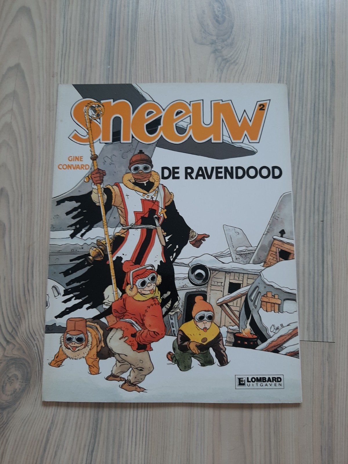 Stripboek Sneeuw 2: De Ravendood - Giné Convard, Boeken, Stripboeken, Ophalen of Verzenden
