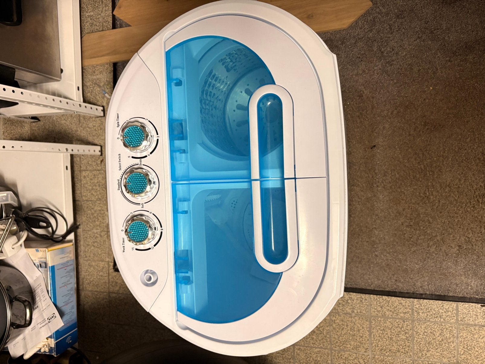 Camping wasmachine, Ophalen, Nieuw