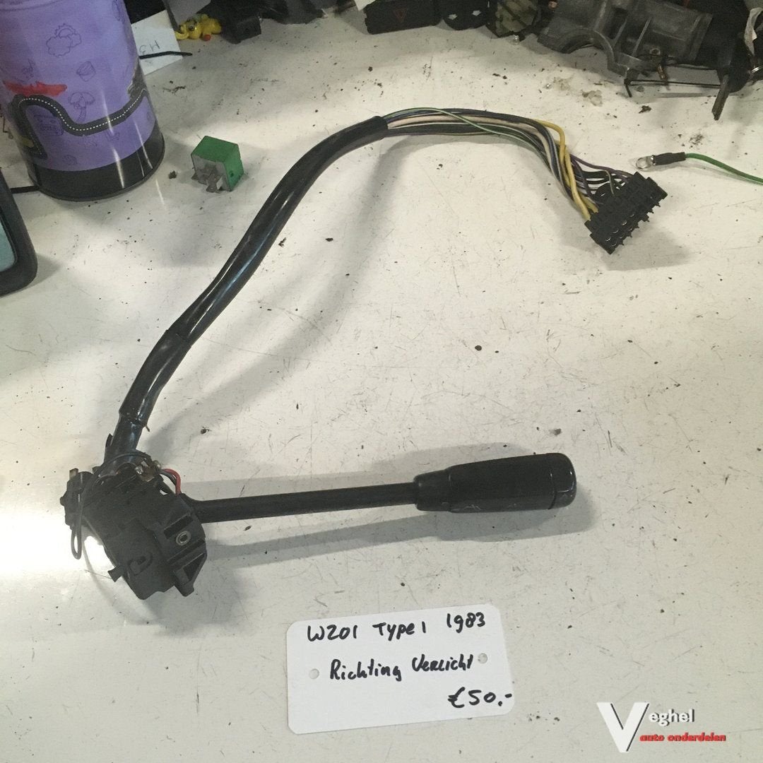 Mercedes W201 1983 Richting verlichtingschakelaar, Gebruikt, -, -, Ophalen of Verzenden