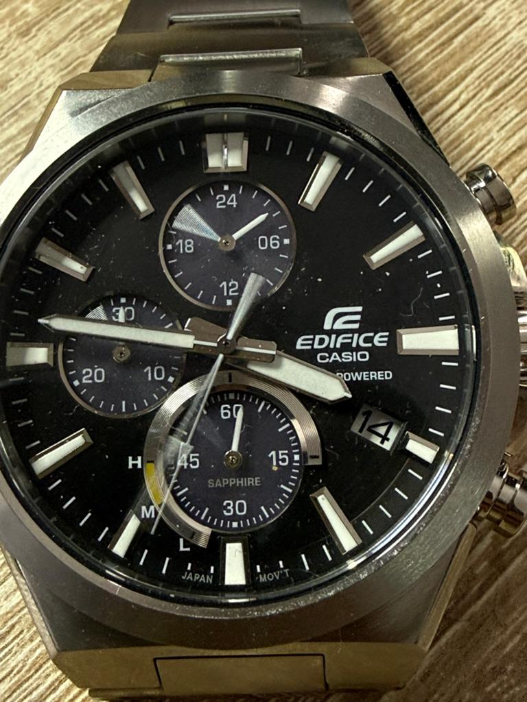 Casio edifice heren horloge, Ophalen of Verzenden, Zo goed als nieuw, Casio