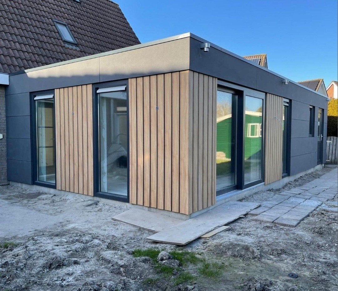 VinyPlus eiken shadow gevelbekleding | Kunstof sponningdeel, Ophalen, Zo goed als nieuw