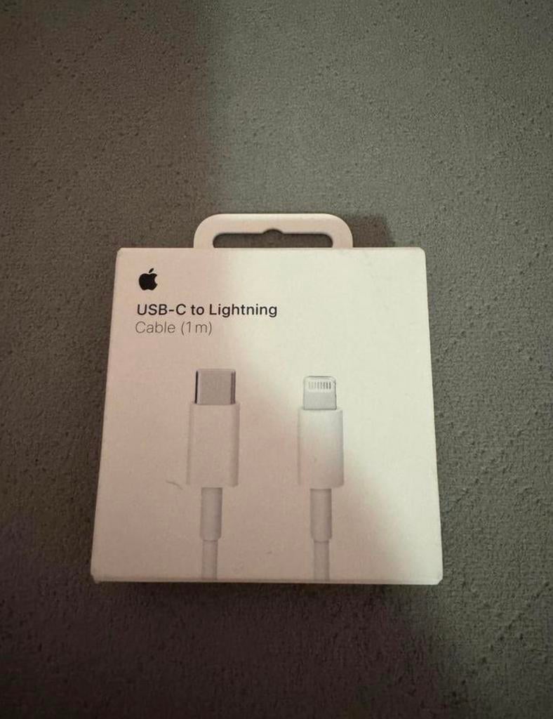 Apple USB-C to lightning cable 1m (actie dhl €2,89), Ophalen of Verzenden, Nieuw, Apple iPhone