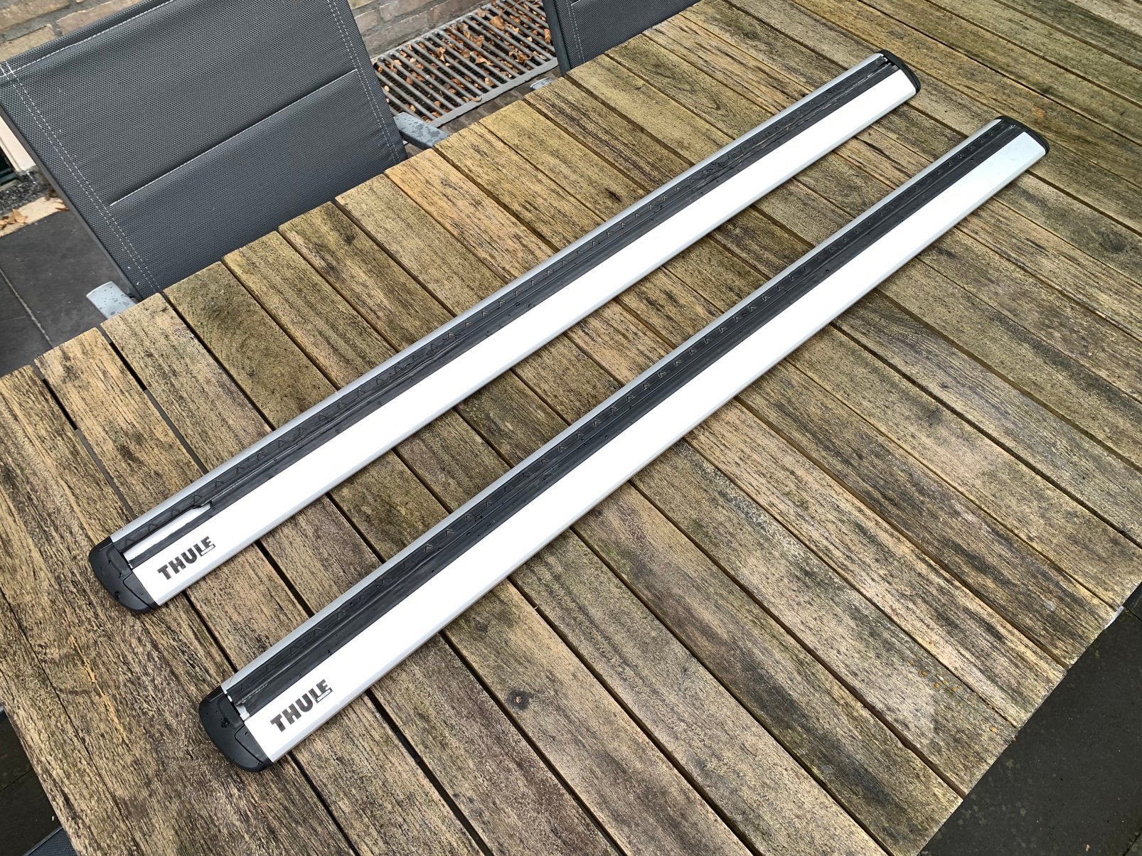 Thule Wingbar Evo 108 draagstangen, Auto diversen, Dakdragers, Ophalen of Verzenden, Zo goed als nieuw