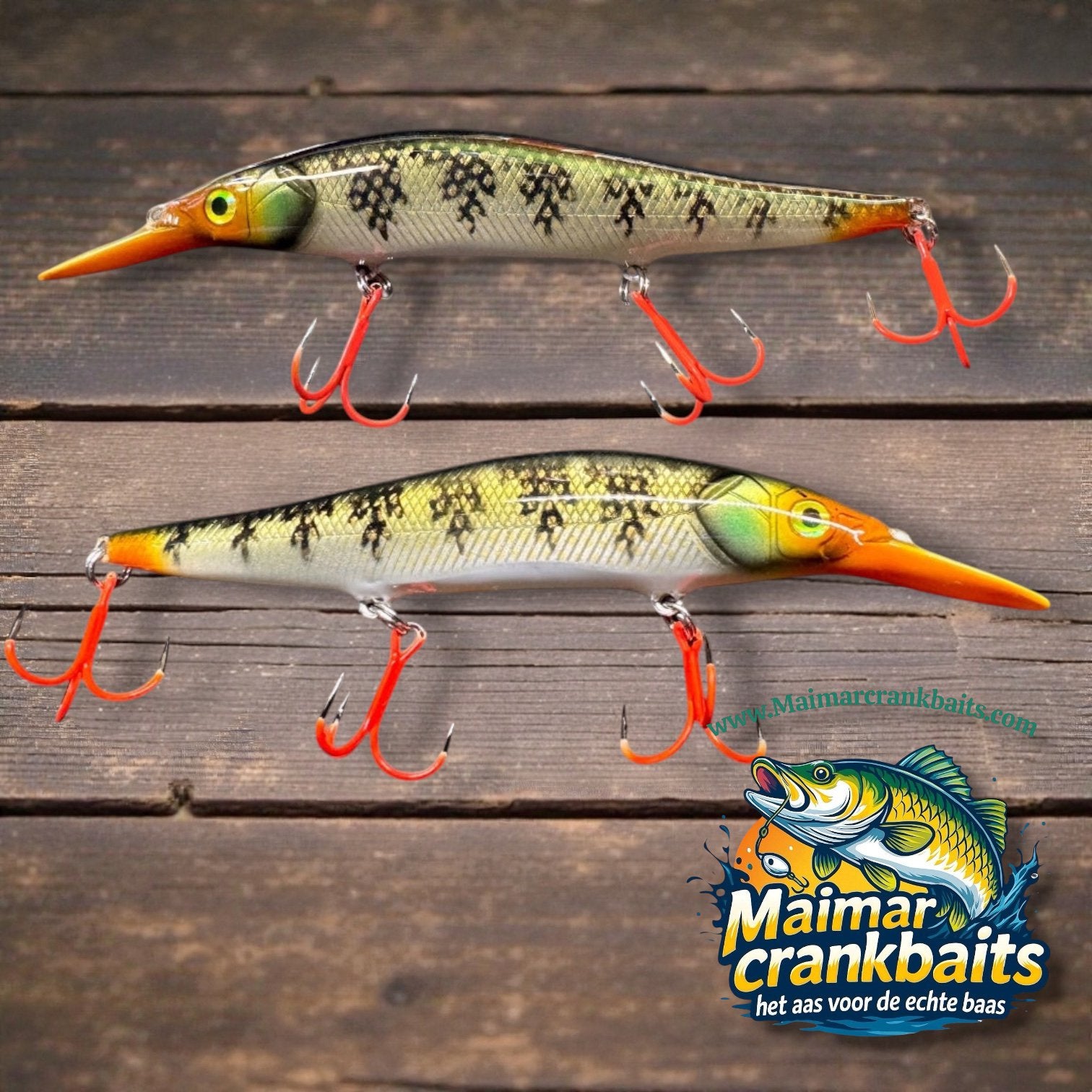 The Twitchbait Balzer custom gespoten en UV #4 afgehaakt, Haak, Purmerend, Nieuw, Ophalen of Verzenden