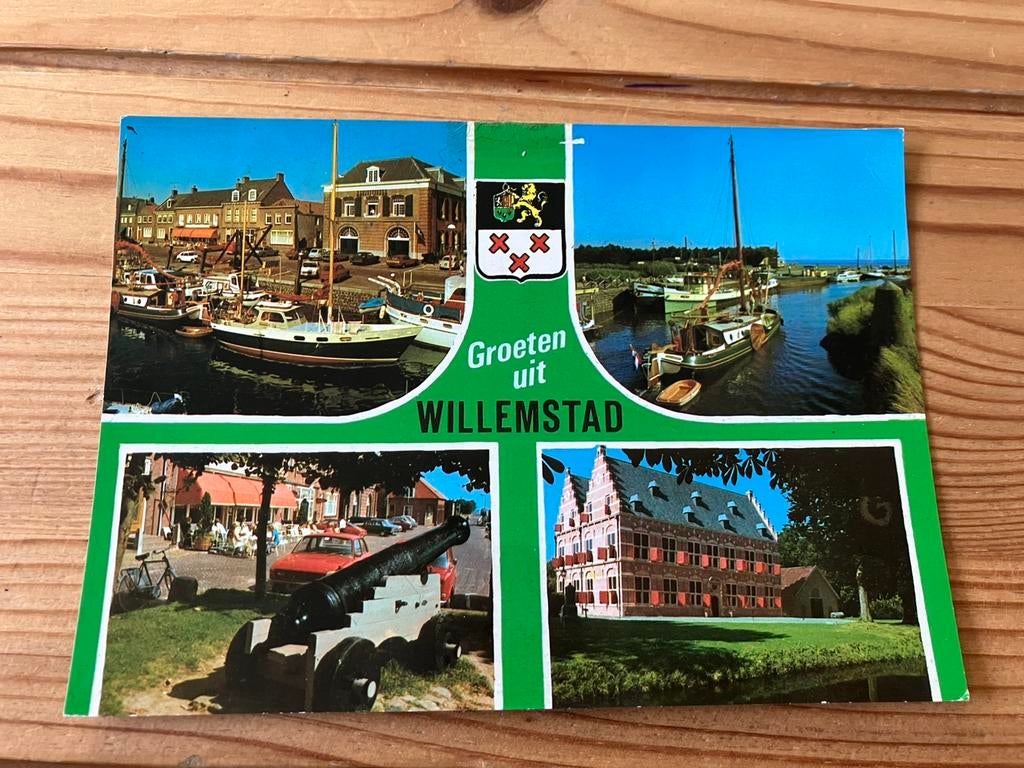 Ansichtkaart Willemstad, Ophalen of Verzenden