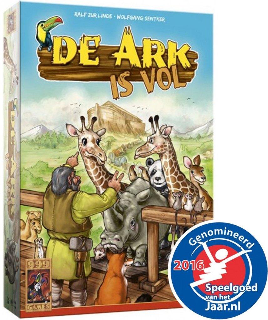 De Ark is Vol, Hobby en Vrije tijd, Gezelschapsspellen | Bordspellen, Zo goed als nieuw, Een of twee spelers, Drie of vier spelers