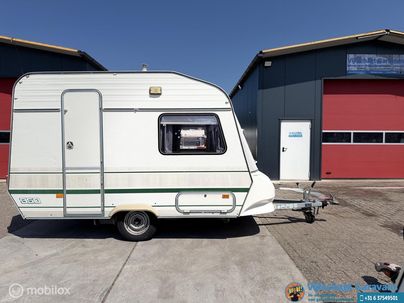 Chateau La Car 330 incl voortent, Caravans en Kamperen, Caravans, Chateau, Tot en met 2, Bedrijf, Schokbreker