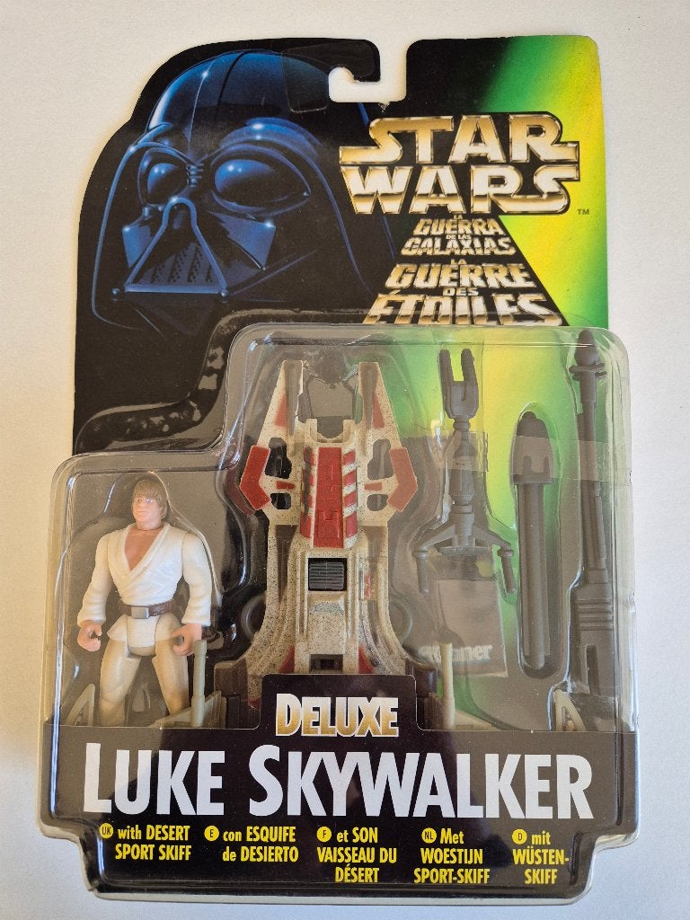 Star Wars POTF Deluxe Luke Skywalker with Desert Skiff, Ophalen of Verzenden, Nieuw, Actiefiguurtje