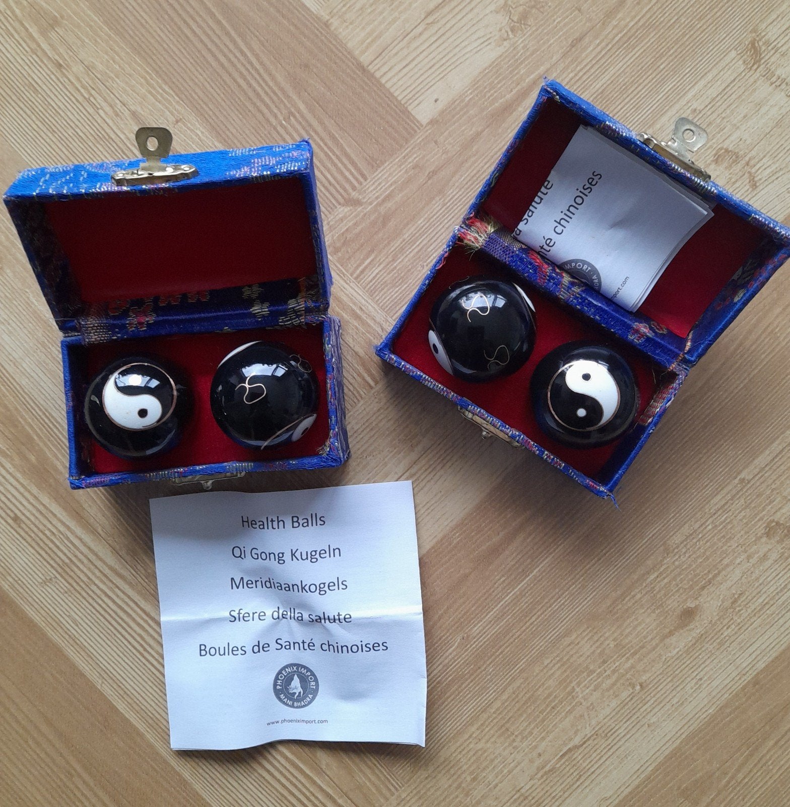 Chinese Health Balls / Qi Gong Kugels - Yin Yang, Ophalen of Verzenden, Spiritualiteit algemeen, Overige typen
