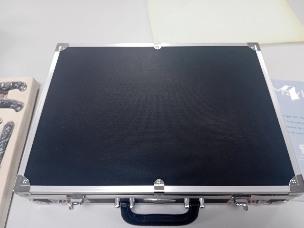 Maybach incomplete messenset in originele koffer, Ophalen, Bestekset, Nieuw, Rvs of Chroom
