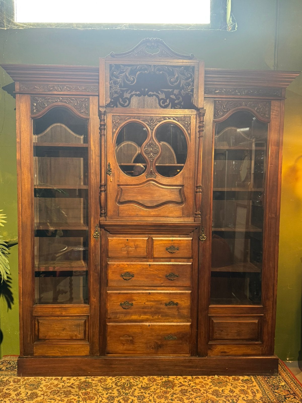 antieke Jugendstil / Art Nouveau kast., Antiek en Kunst, Ophalen of Verzenden