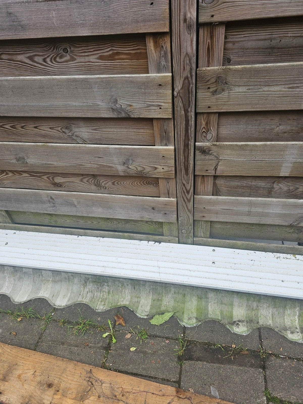 Zonnescherm 2,96 meter, Kunststof, Minder dan 3 meter, Ophalen of Verzenden, 1 tot 2 meter