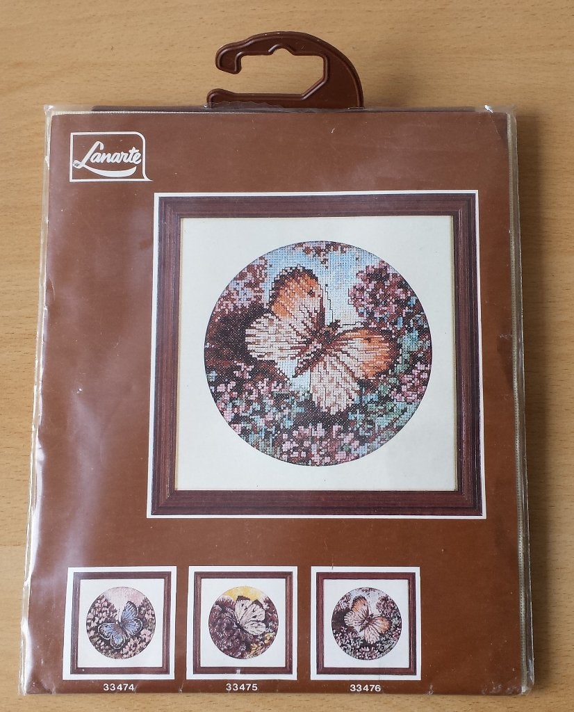 Vlinder Pakket - Lanarte - jaren 80, Nieuw, Ophalen of Verzenden, Handborduren, Nvt