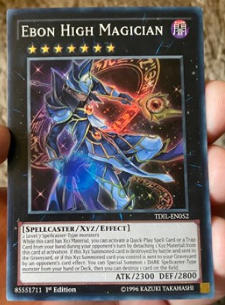 Yu-Gi-Oh! Ebon High Magician TDIL 1st Edition !, Hobby en Vrije tijd, Verzamelkaartspellen | Yu-gi-Oh!, Ophalen of Verzenden, Zo goed als nieuw