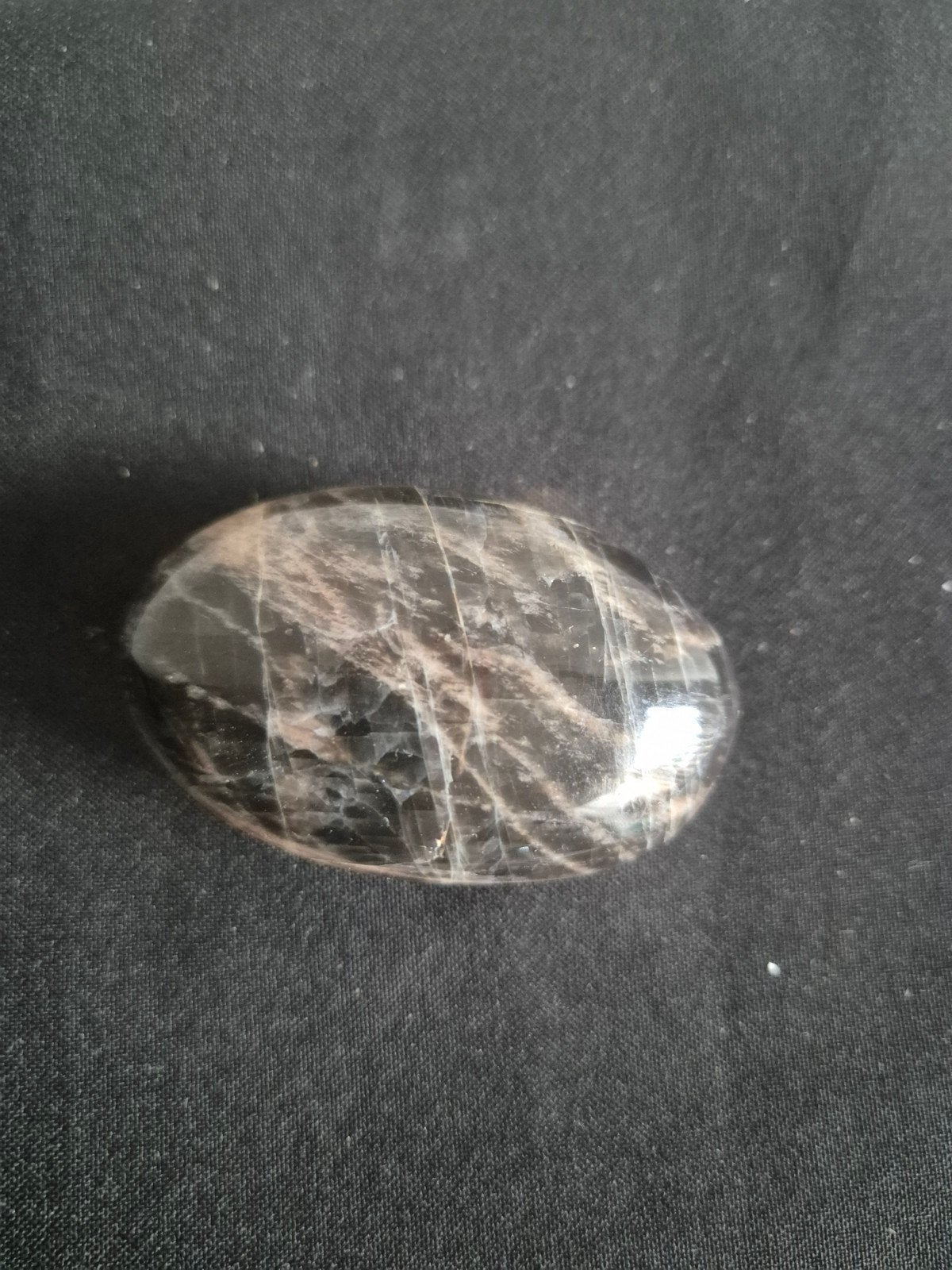 Zwarte Maansteen - 96 gram, Ophalen, Nieuw