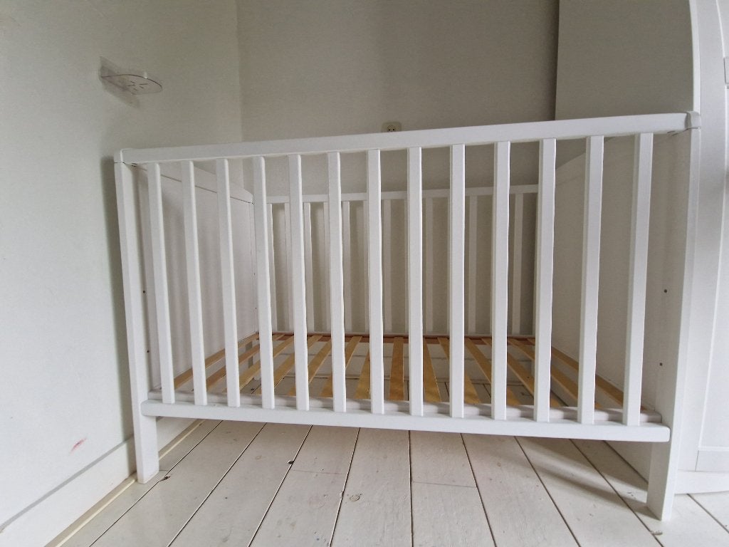 Ledikant 120x60 cm met matras, Zo goed als nieuw, Minder dan 140 cm, Minder dan 70 cm, Ophalen