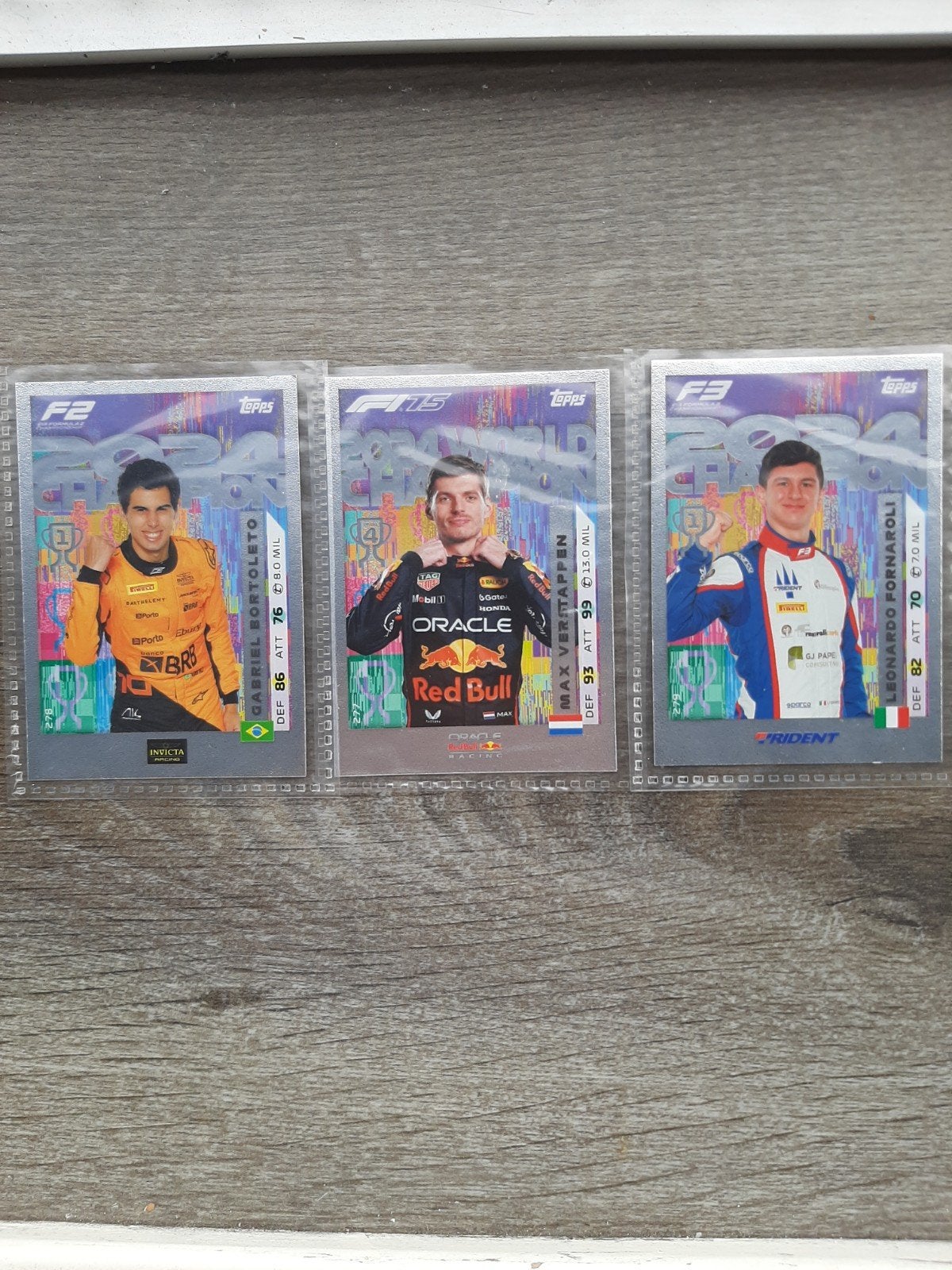 Topps F1 2024 World Champion- Max Verstappen, Bortol, Ophalen of Verzenden, Zo goed als nieuw, Overige sporten, Spelerskaart