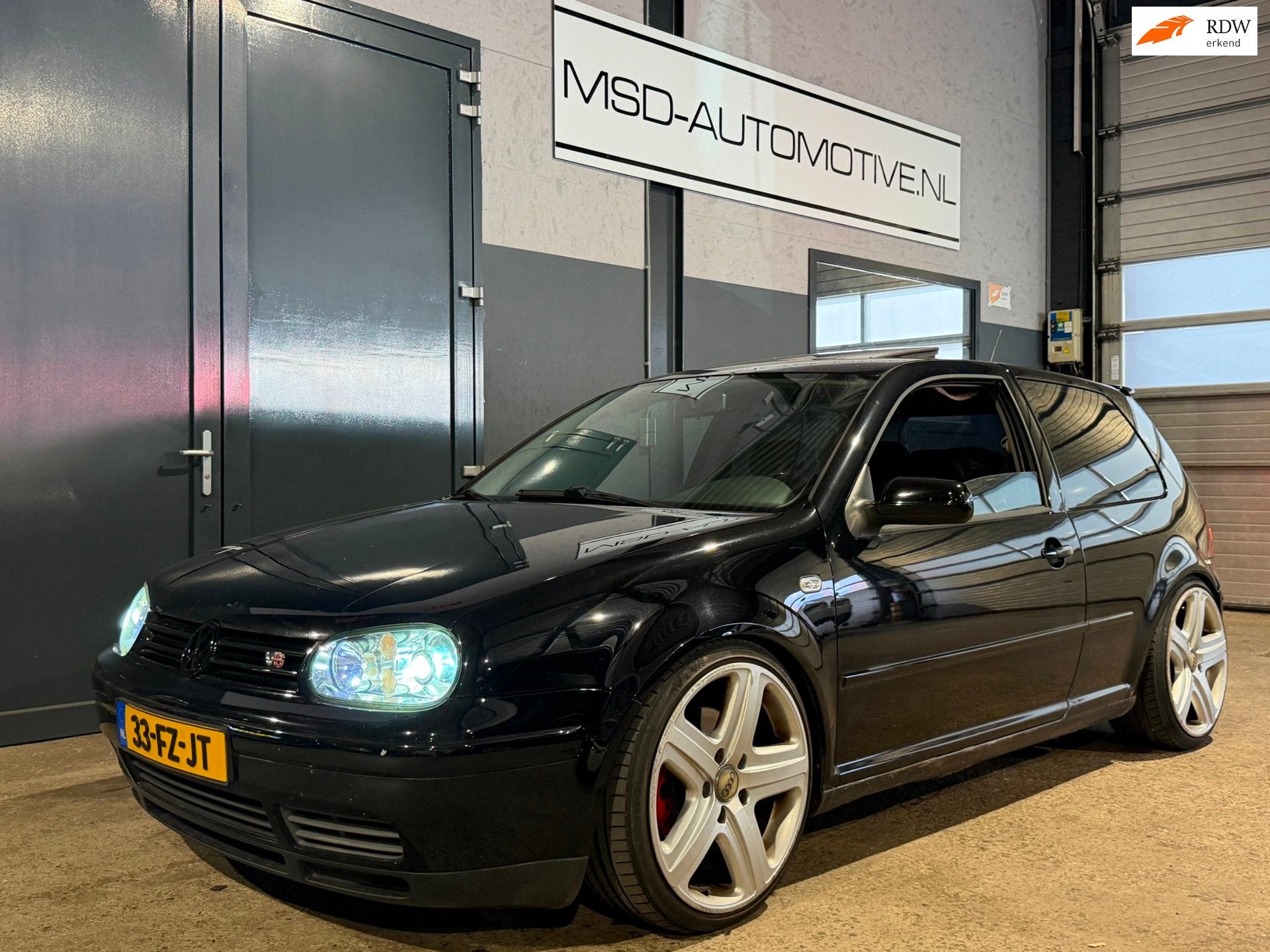 Volkswagen Golf 2.8 V6 4Motion *Project* APk verlopen| Lees, Auto's, Volkswagen, 1373 kg, Gebruikt, 700 kg, Zwart
