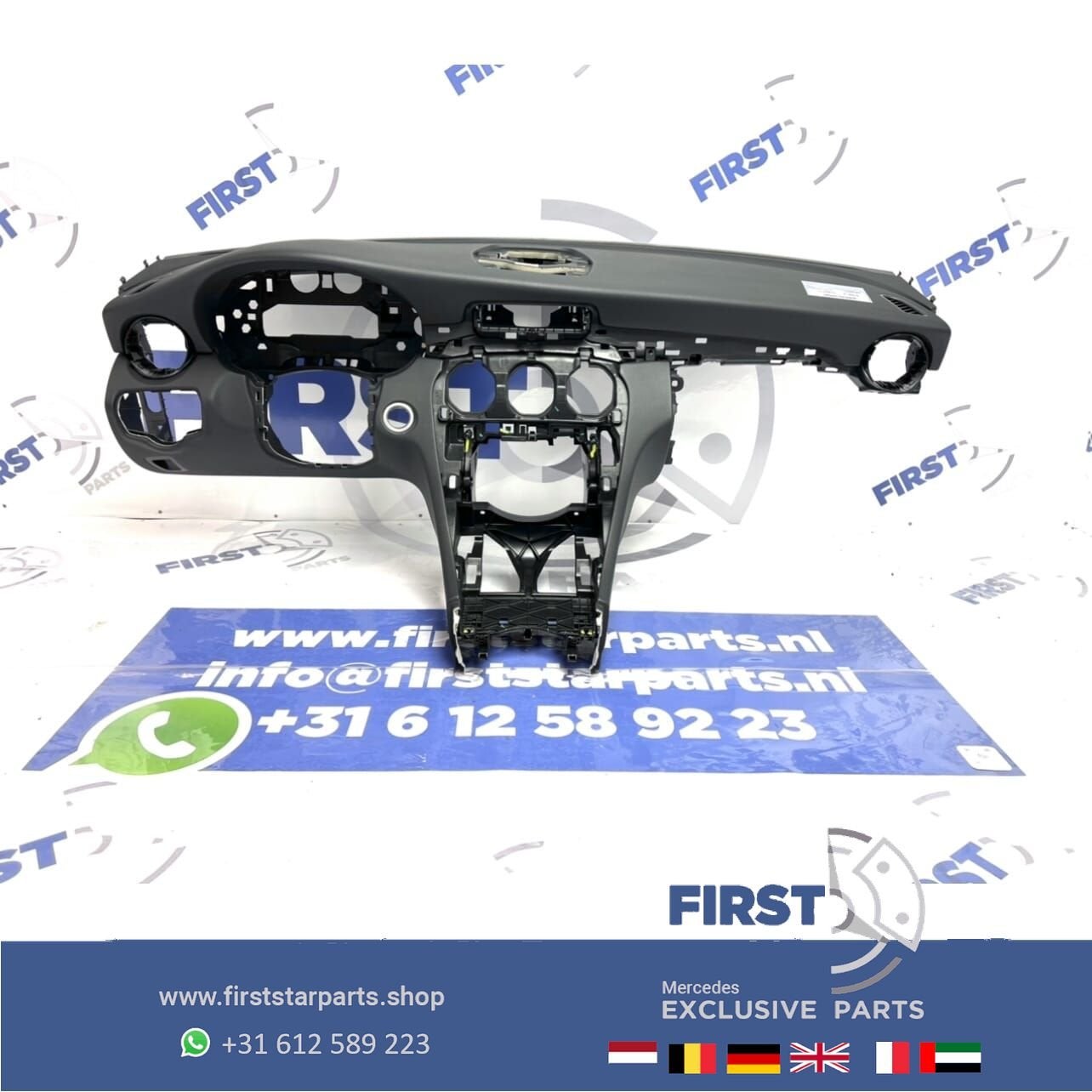 W205 Dashboard ZWART Mercedes C Klasse 2014-2021 C205 S205 o, Gebruikt, -, Ophalen of Verzenden, -