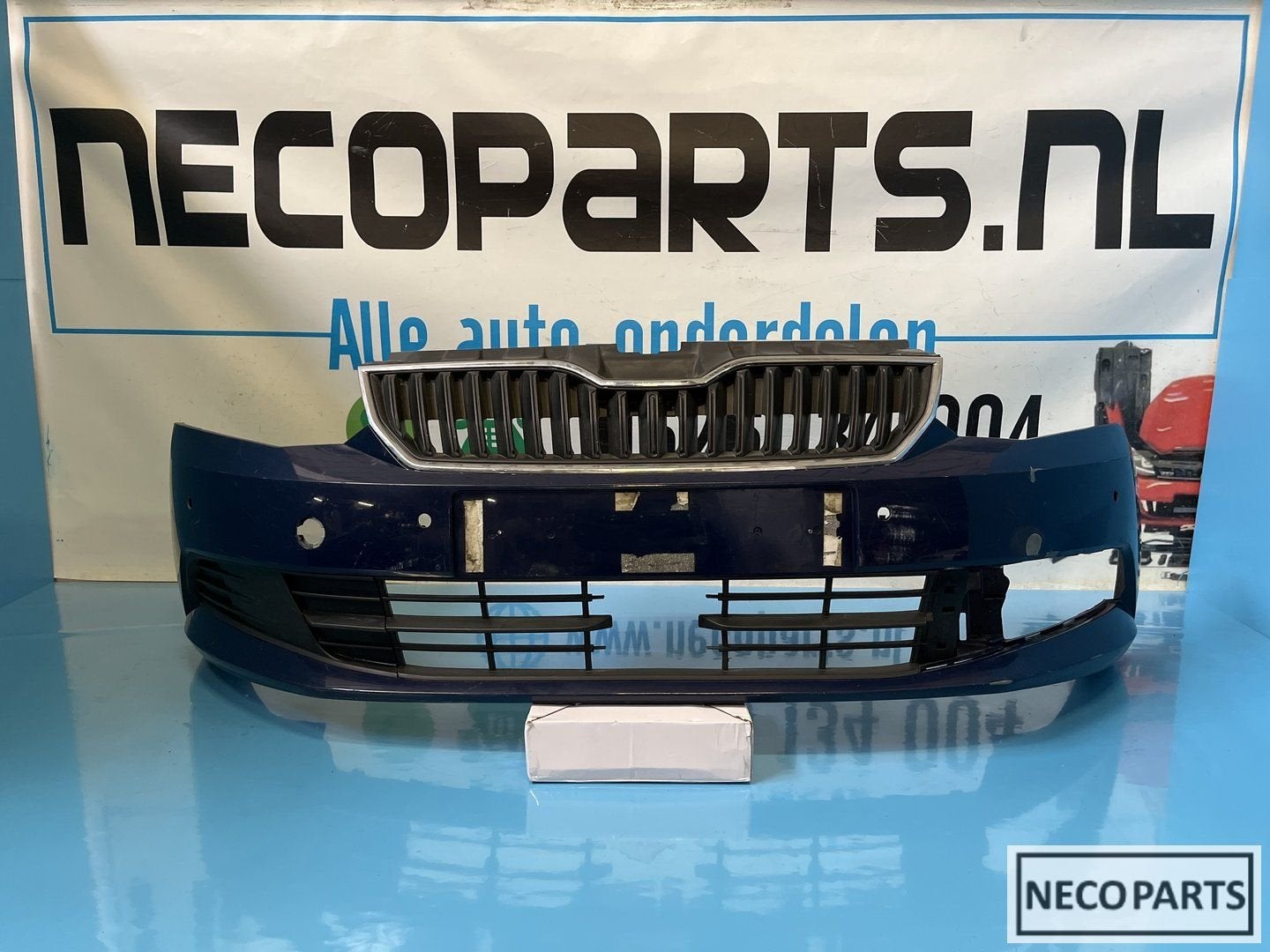 SKODA FABIA 6V VOORBUMPER BUMPER ORIGINEEL, Gebruikt, -, Voor, -