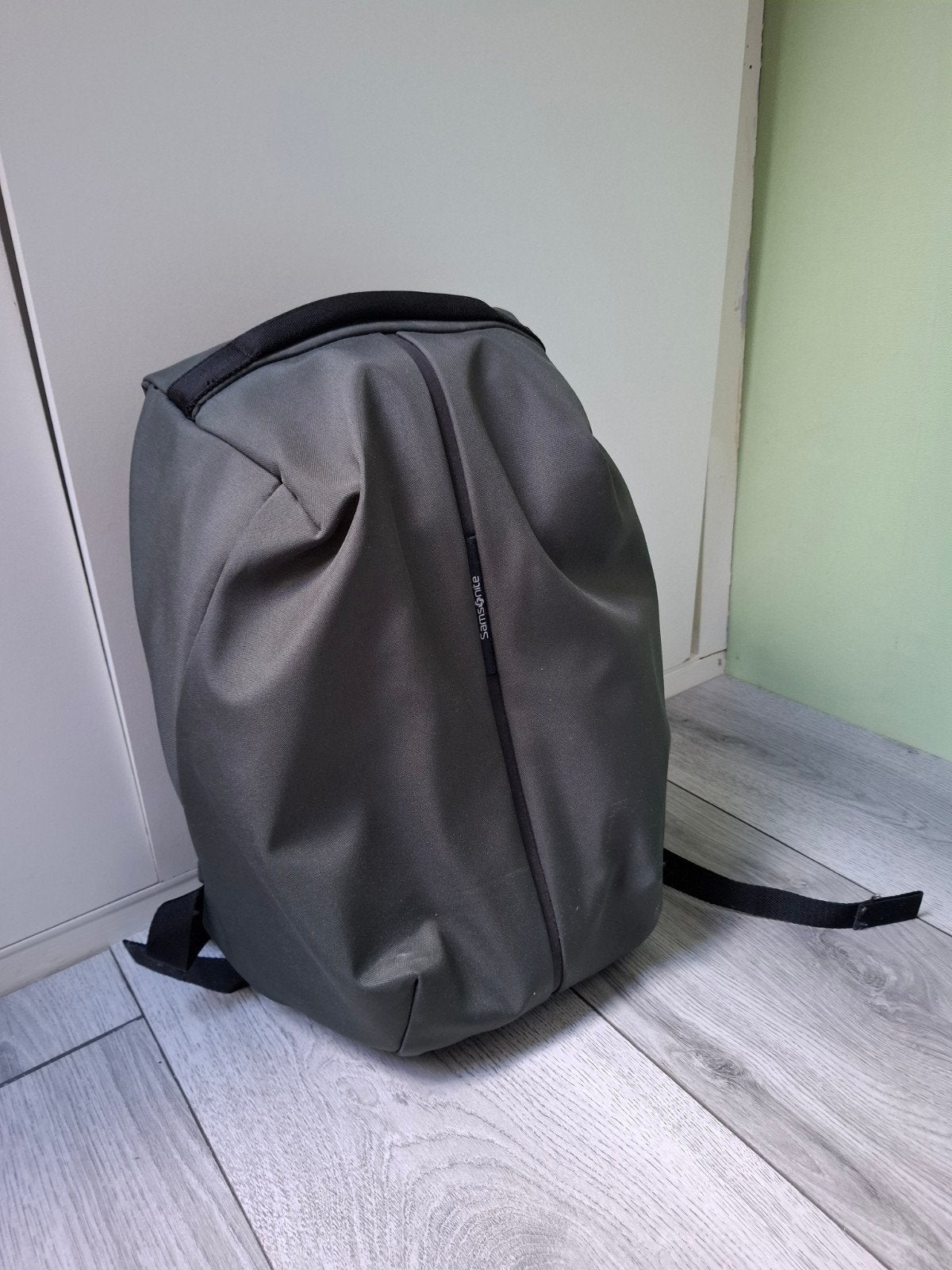 Samsonite Securipack 2.0 rugzak groen weinig gebruikt, Ophalen of Verzenden, Zo goed als nieuw, Overige merken