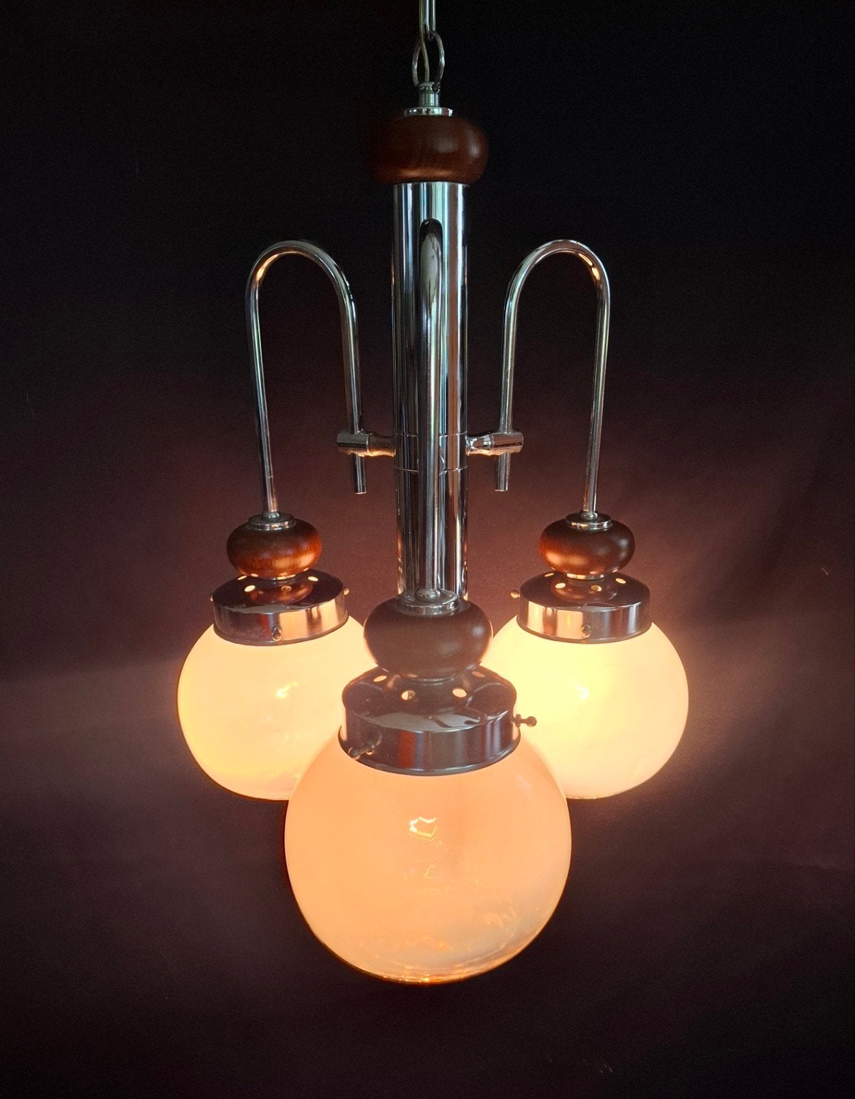 Vintage Murano Mazegga Plafondlamp, Ophalen of Verzenden, Glas