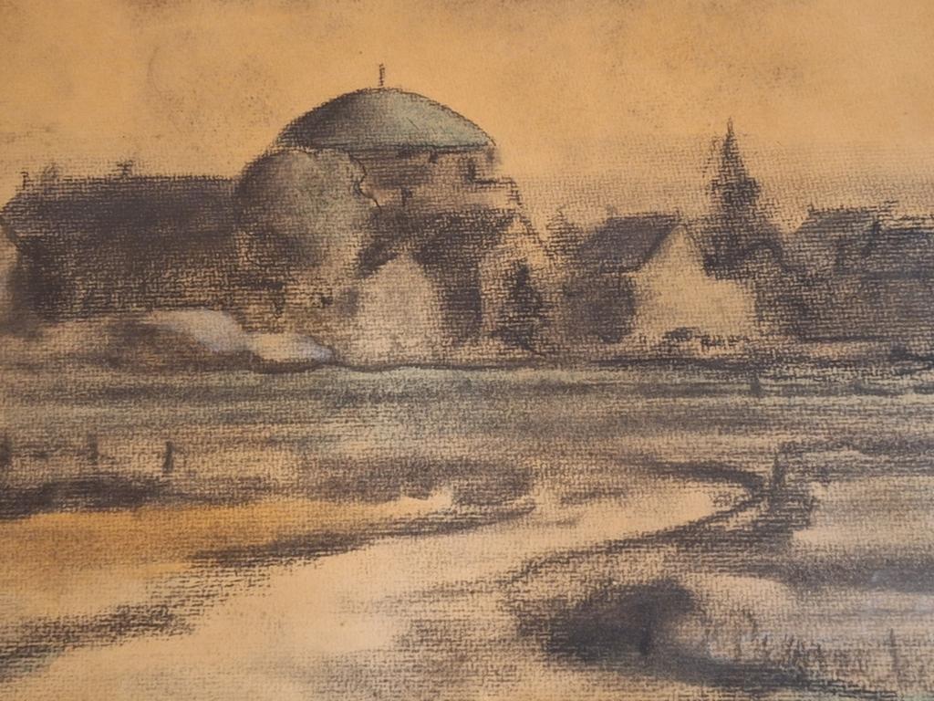 Dorpsgezicht door Paul Permeke, Ophalen of Verzenden