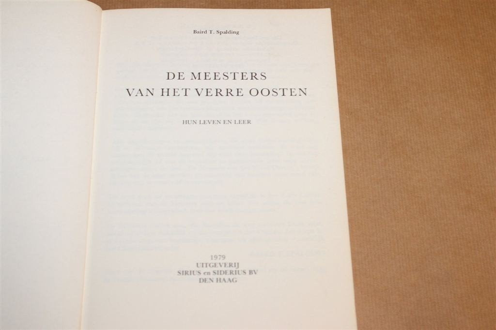 Meesters van het Verre Oosten — Spirituele Wijsheid Balding, Boeken, Ophalen of Verzenden, Gelezen, Overige onderwerpen, Achtergrond en Informatie