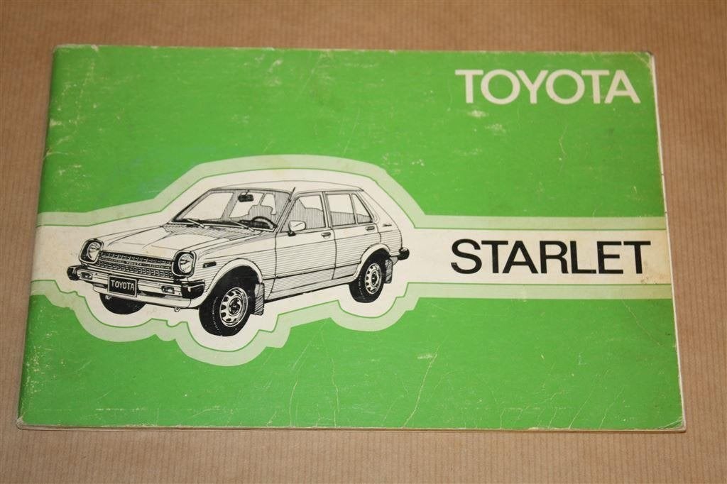 Toyota Starlet Instruktieboekje - 1978, Ophalen of Verzenden