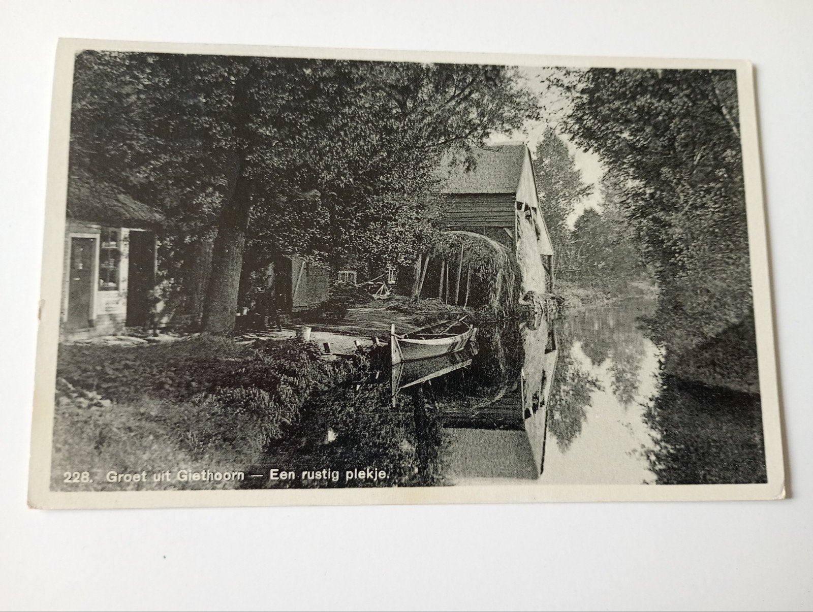 Giethoorn 1935, Ophalen of Verzenden, 1920 tot 1940, Gelopen, Overijssel