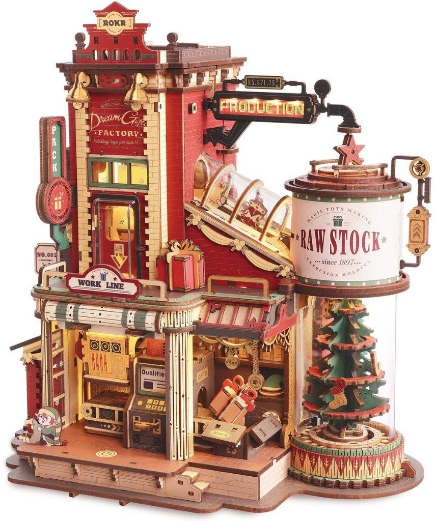 Houten Bouwpakket Dream Gift Factory, Verzenden, Nieuw, Groter dan 1:32