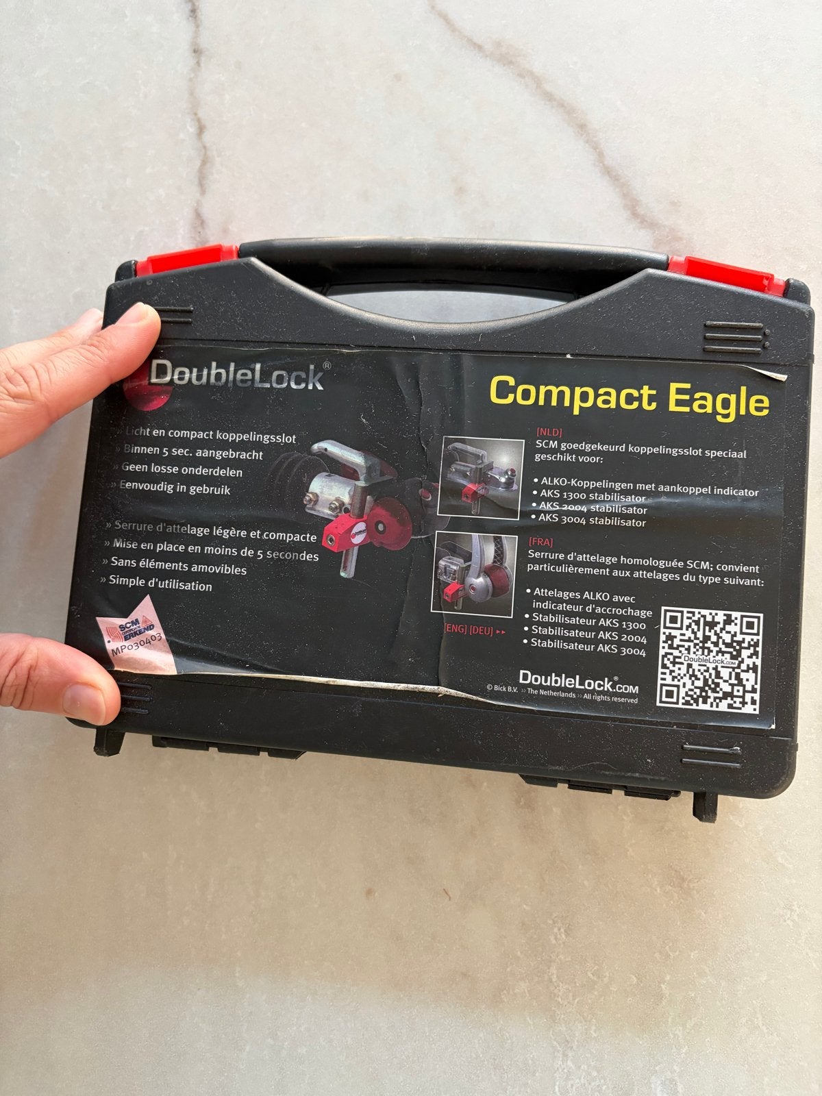 DoubleLock Compact Eagle SCM gekeurd disselslot, Ophalen, Zo goed als nieuw